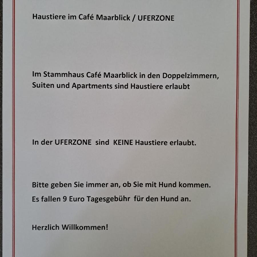 Hotel-Ferienwohnungen Cafe Maarblick Schalkenmehren Exteriér fotografie