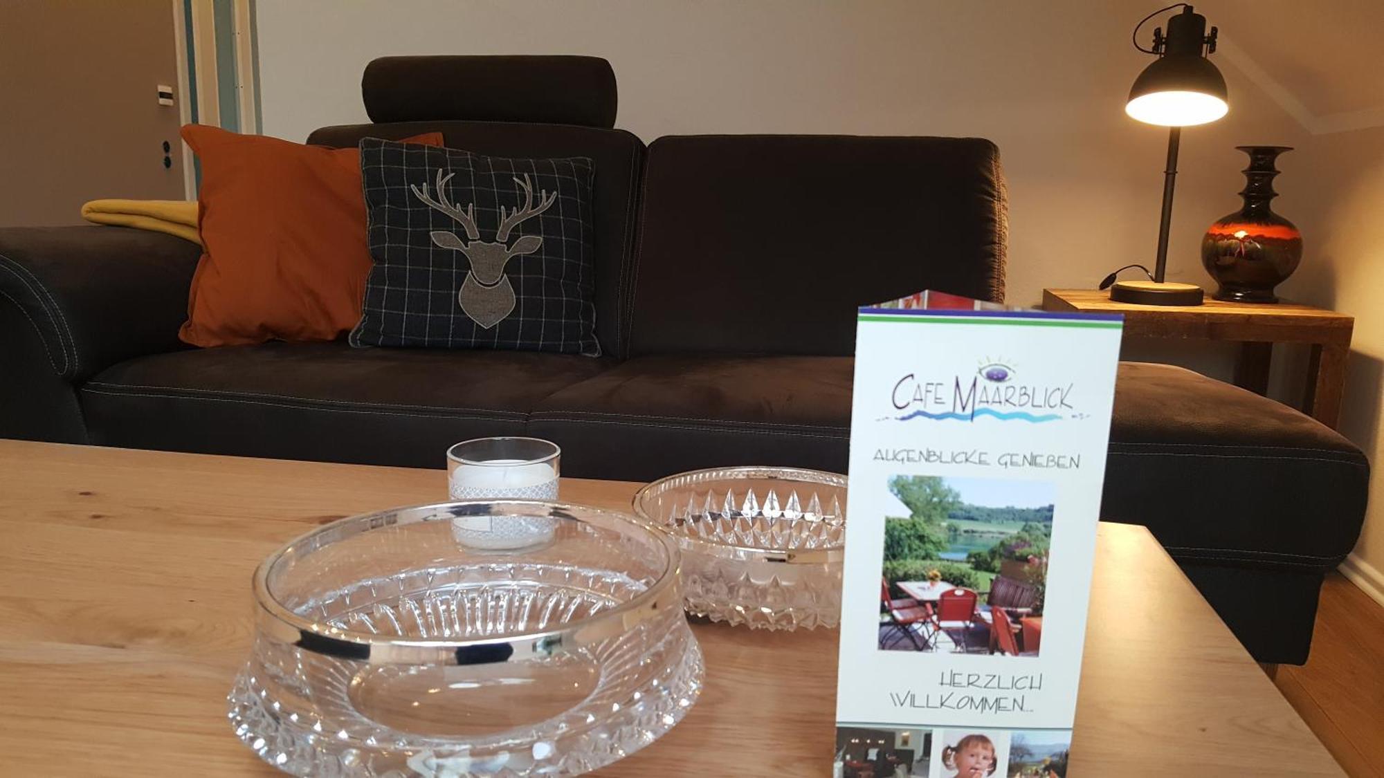 Hotel-Ferienwohnungen Cafe Maarblick Schalkenmehren Exteriér fotografie
