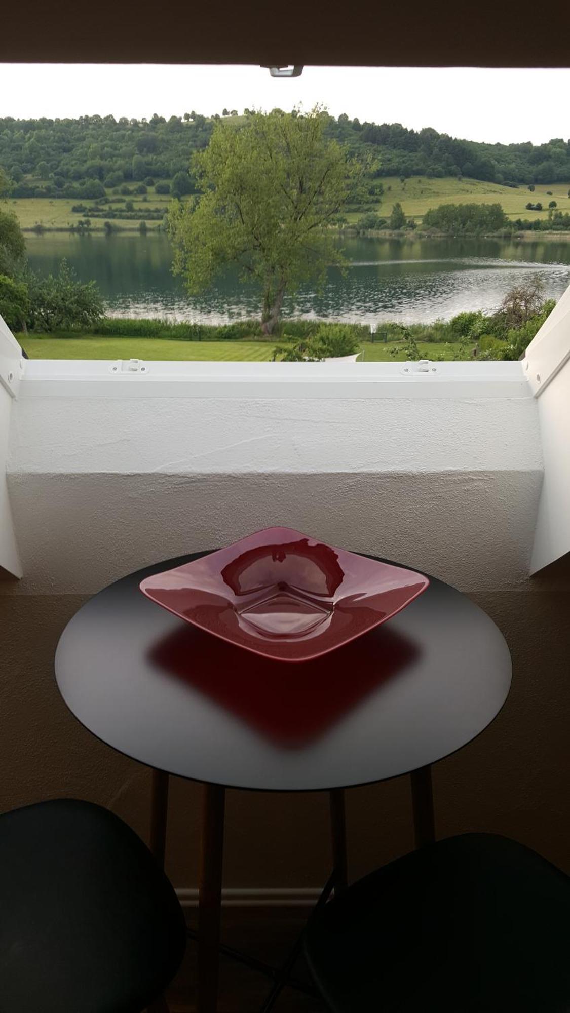 Hotel-Ferienwohnungen Cafe Maarblick Schalkenmehren Exteriér fotografie